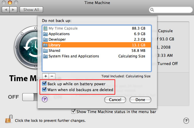 time machine for mac os x 10.4 11