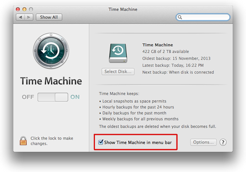 TimeMachineShowMenubar